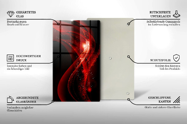 Tagliere in vetro Astrazione moderna