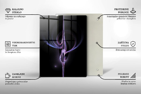 Tagliere in vetro Astrazione moderna