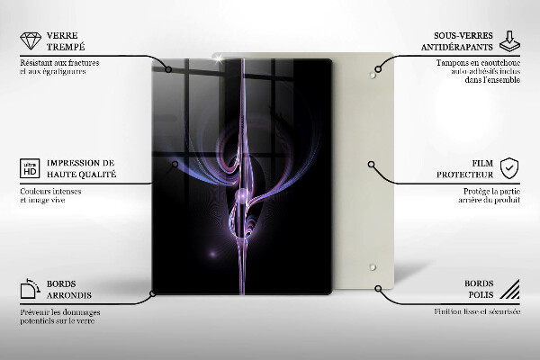 Tagliere in vetro Astrazione moderna