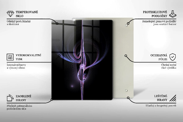 Tagliere in vetro Astrazione moderna