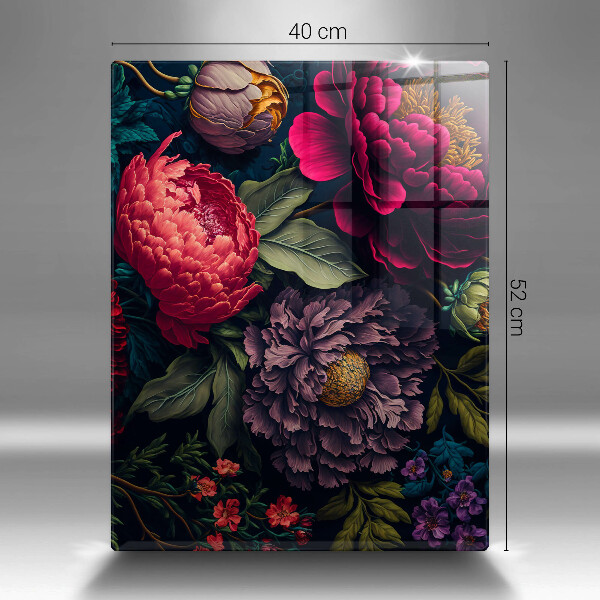 Tagliere in vetro Bellissimi fiori