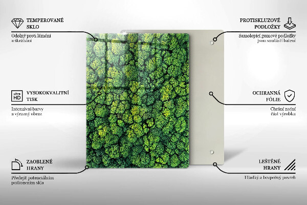 Tagliere in vetro Bellissimi fiori