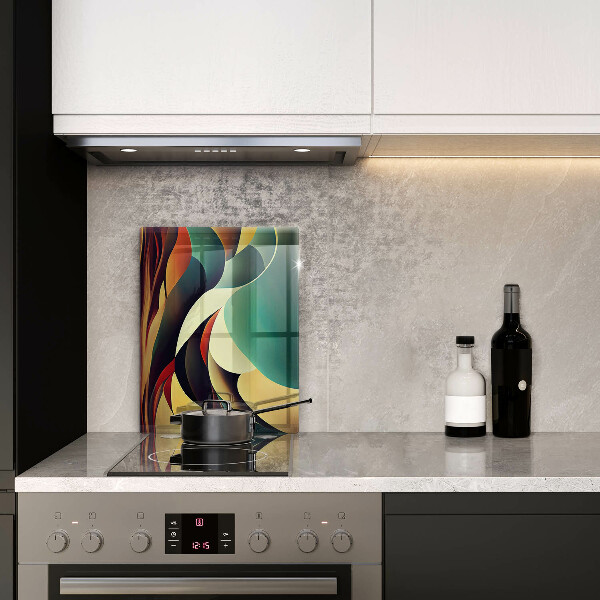 Tagliere in vetro Astrazione della forma