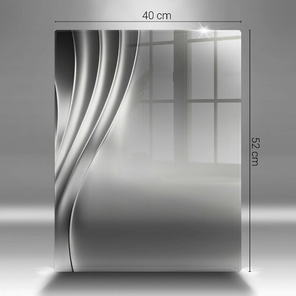 Tagliere in vetro Struttura in metallo