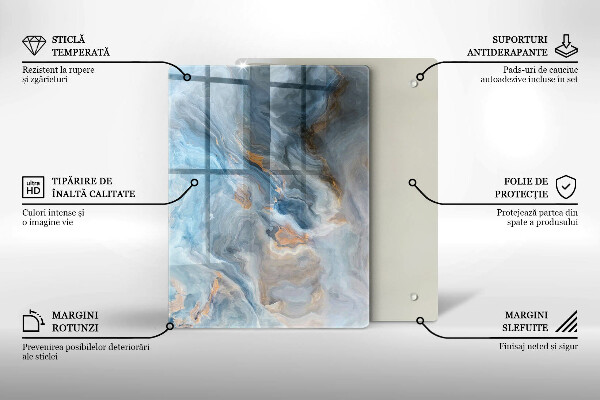 Tagliere in vetro Astrazione lineare