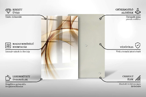 Tagliere in vetro Forme astratte