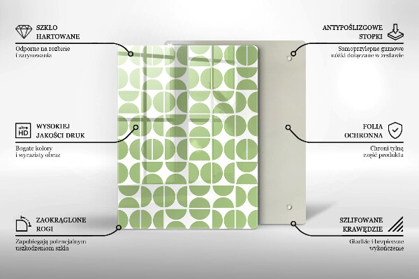 Tagliere in vetro Forme astratte