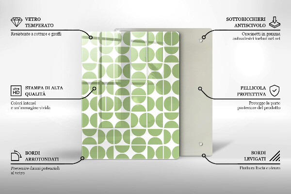 Tagliere in vetro Forme astratte