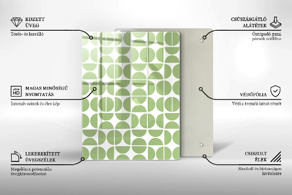 Tagliere in vetro Forme astratte