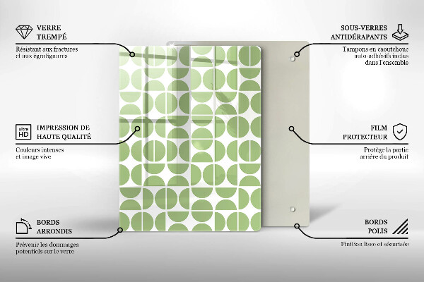 Tagliere in vetro Forme astratte