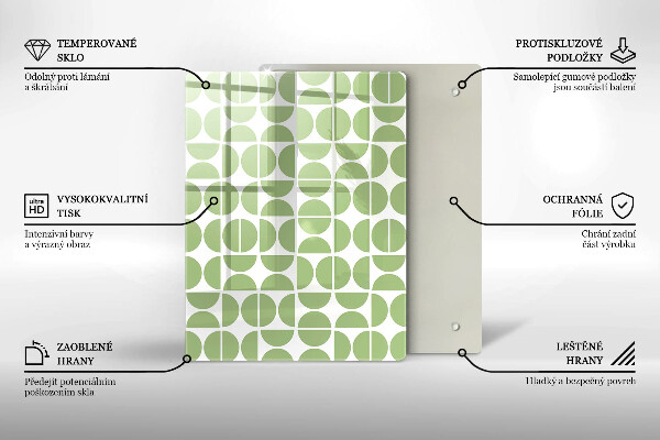 Tagliere in vetro Forme astratte