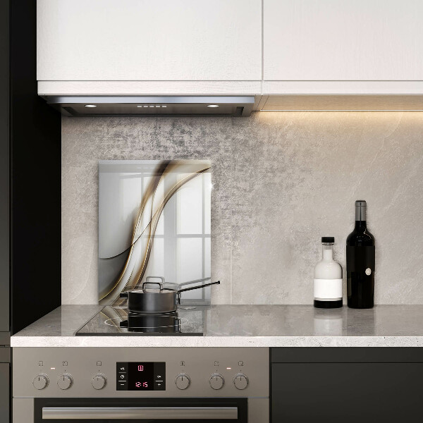 Tagliere in vetro Astrazione di linee morbide