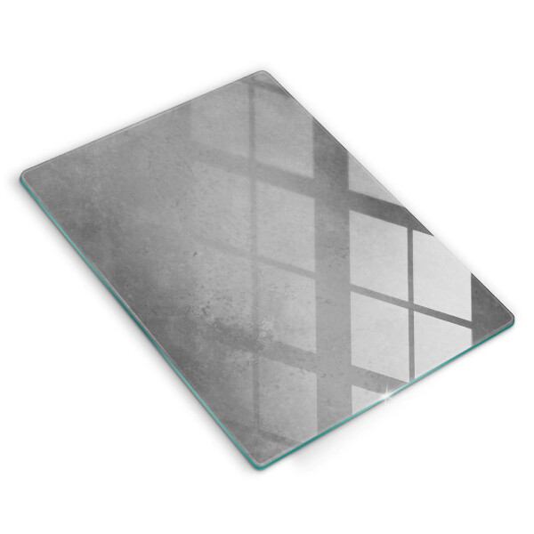 Tagliere in vetro Fondo di struttura concreta
