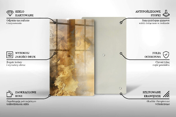 Tagliere in vetro Trama ricca