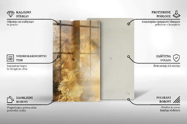 Tagliere in vetro Trama ricca