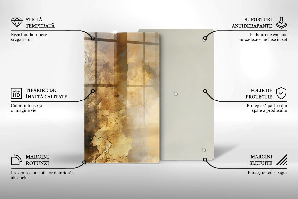 Tagliere in vetro Trama ricca