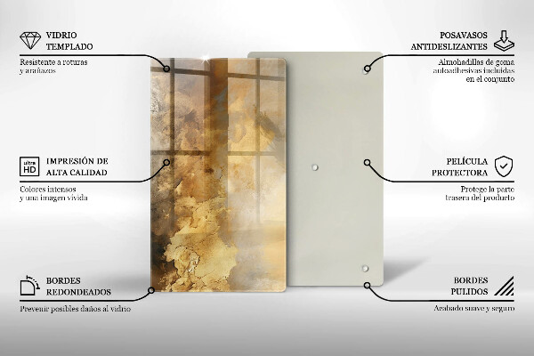 Tagliere in vetro Trama ricca