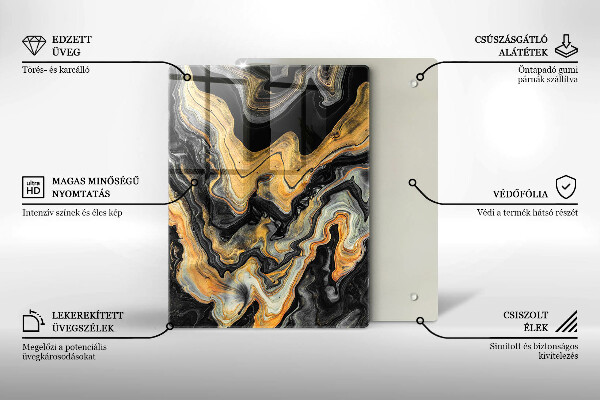 Tagliere in vetro Trama ricca