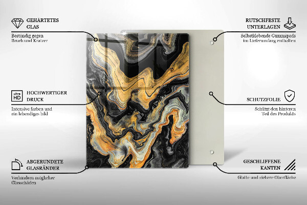 Tagliere in vetro Trama ricca