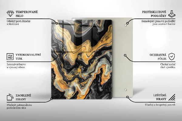 Tagliere in vetro Trama ricca