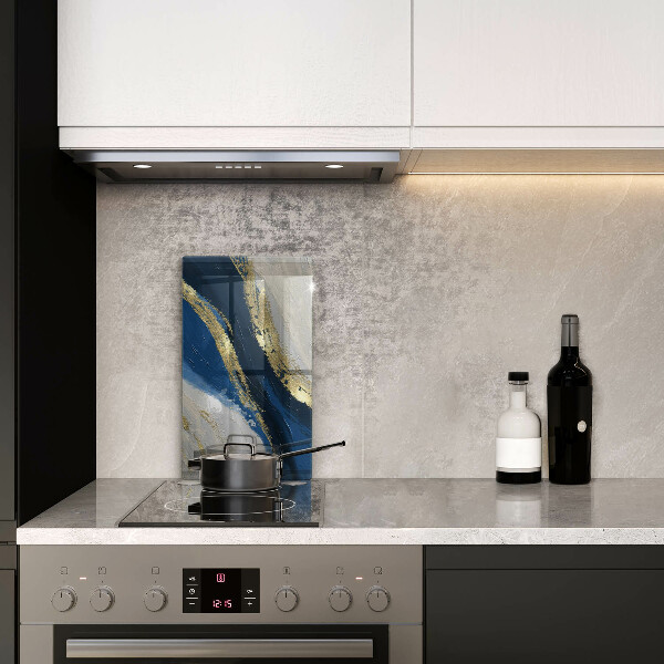 Tagliere in vetro Texture con oro