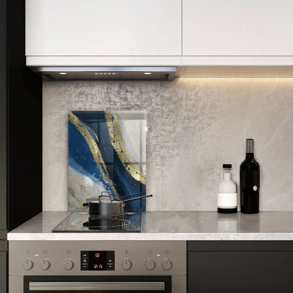 Tagliere in vetro Texture con oro