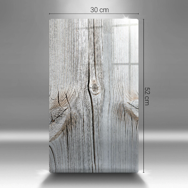 Tagliere in vetro Struttura in legno chiaro