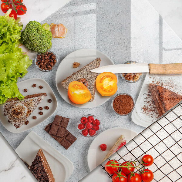 Tagliere in vetro La dolcezza della torta