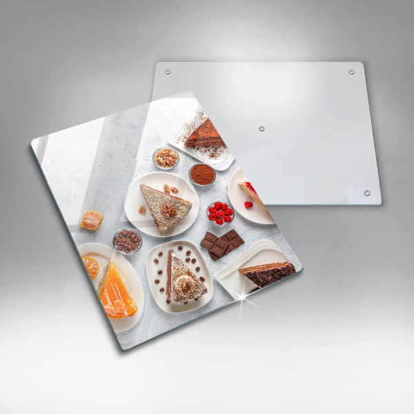 Tagliere in vetro La dolcezza della torta