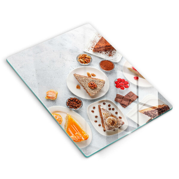 Tagliere in vetro La dolcezza della torta