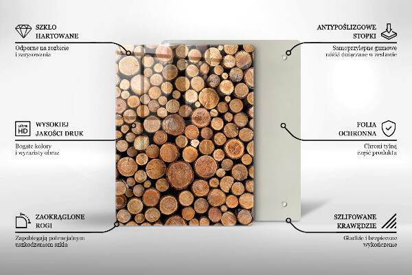 Tagliere in vetro La dolcezza della torta
