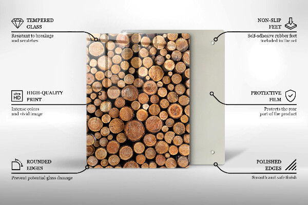 Tagliere in vetro La dolcezza della torta