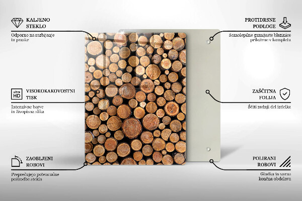 Tagliere in vetro La dolcezza della torta