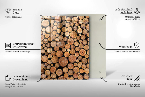 Tagliere in vetro La dolcezza della torta