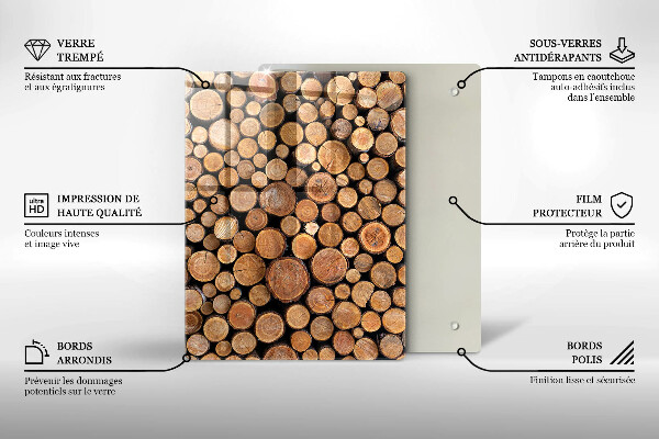 Tagliere in vetro La dolcezza della torta
