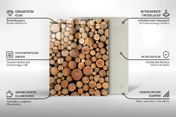 Tagliere in vetro La dolcezza della torta