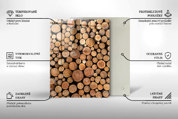 Tagliere in vetro La dolcezza della torta