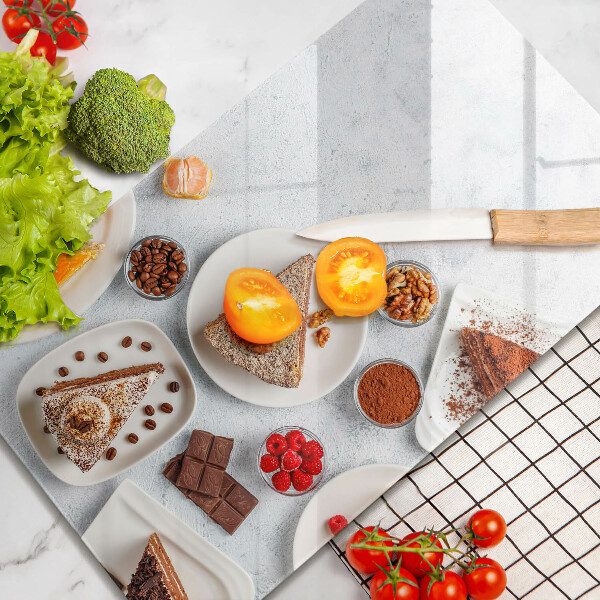 Tagliere in vetro La dolcezza della torta