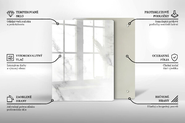 Tagliere in vetro Chicchi di caffè