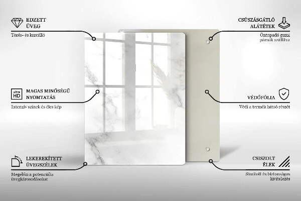 Tagliere in vetro Chicchi di caffè