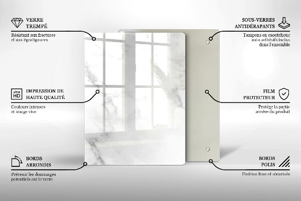 Tagliere in vetro Chicchi di caffè