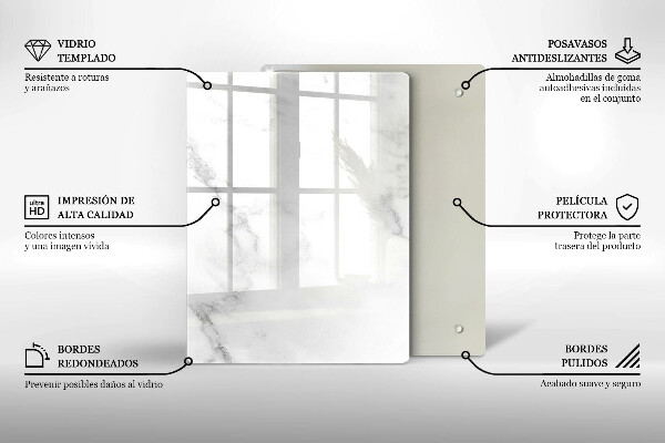 Tagliere in vetro Chicchi di caffè