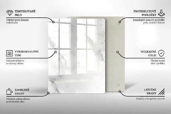 Tagliere in vetro Chicchi di caffè