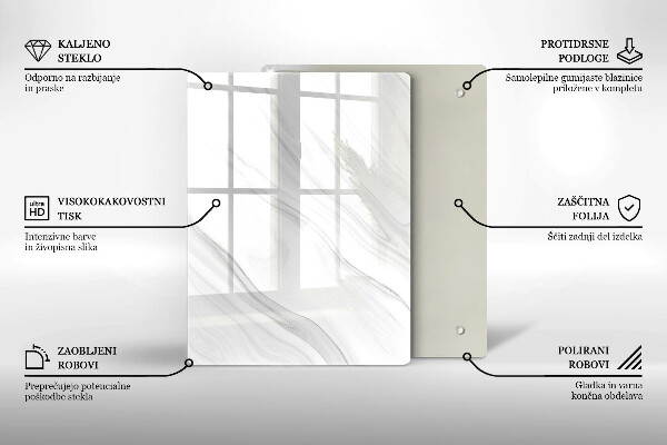 Tagliere in vetro Spezie orientali