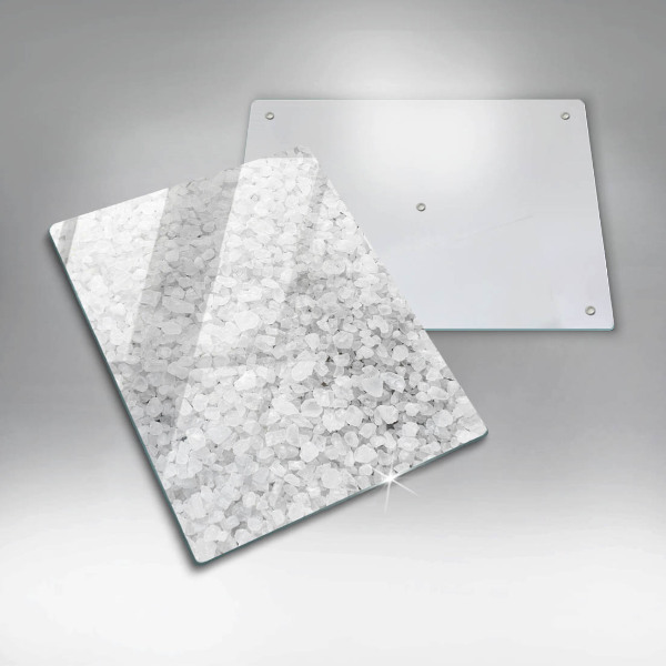 Tagliere in vetro Cristalli di sale