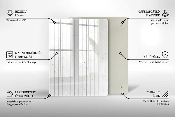 Tagliere in vetro Frutti delle feste