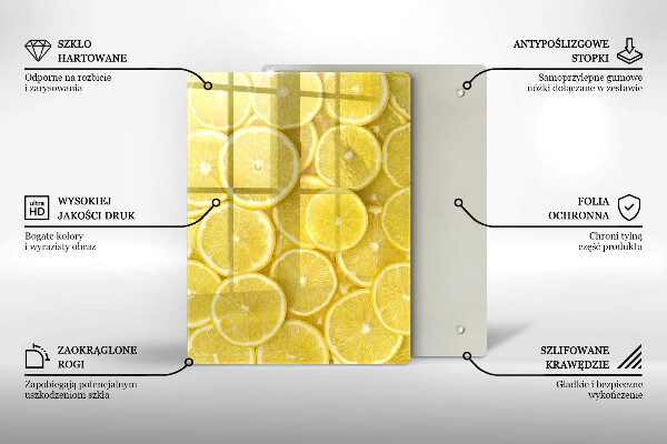 Tagliere in vetro Caramelle colorate