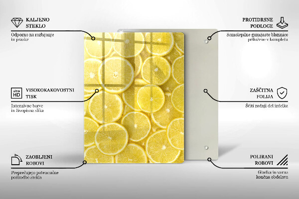 Tagliere in vetro Caramelle colorate