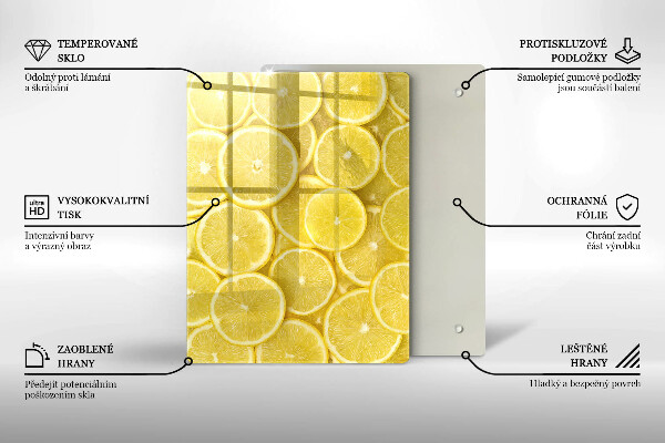 Tagliere in vetro Caramelle colorate