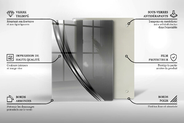 Tagliere in vetro Frutti colorati